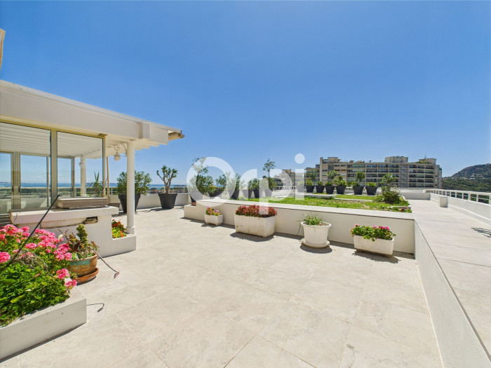 BIEN D'EXCEPTION TOIT TERRASSE CANNES MARINA SUBLIME VUE MER PANORAMIQUE